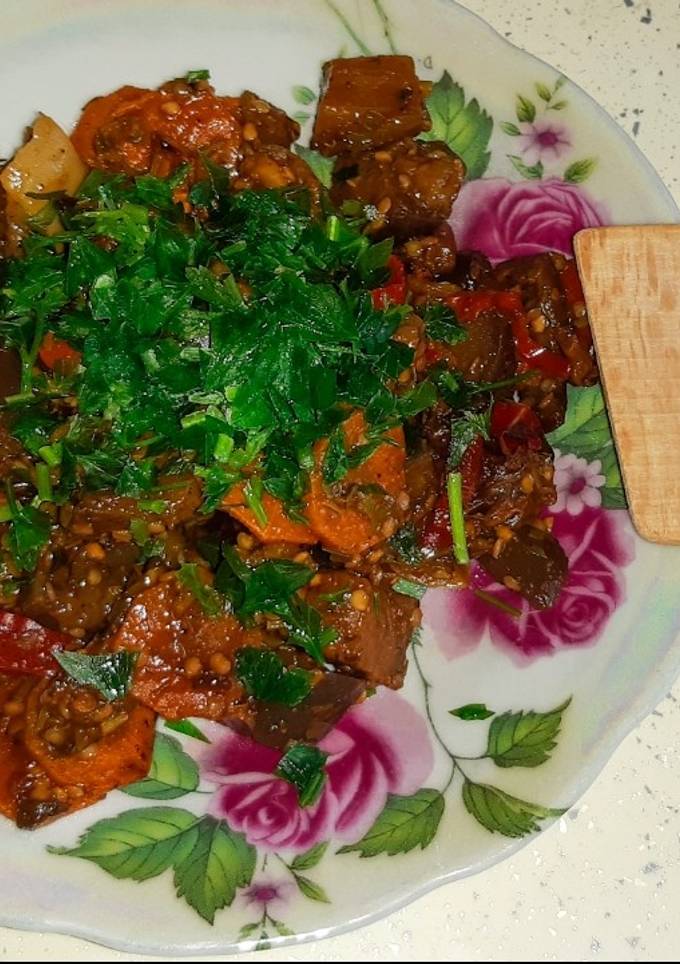 Рагу из баклажана