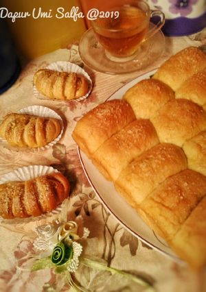 Foto resep Roti sobek eggless #WATERROUX