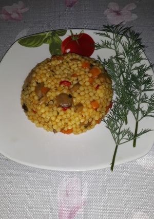 O poză a rețetei Cuș-cuș cu legume.