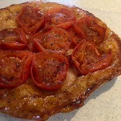 A picture of Gluten Free Tomato Tarte Tartin.
