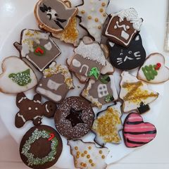 A picture of Cut out sugar Cookies.