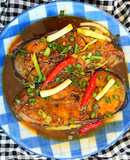 Cá dứa (cá basa, cá hú, cá lăng) kho tộ (kho tiêu)