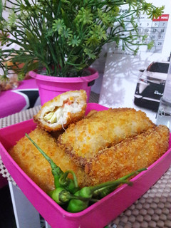 Foto resep 06. Roti Goreng Isi Ragout Ayam Telur