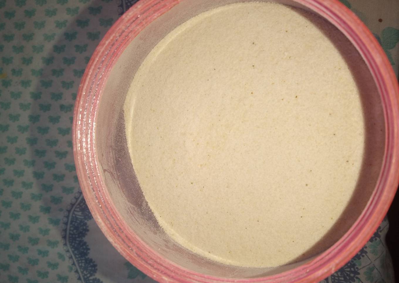 Harina de arroz casera