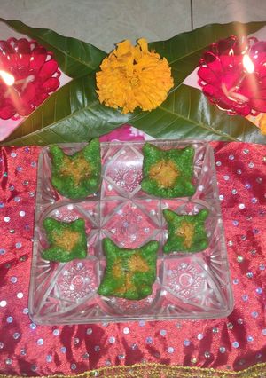 કાજુ કળી દિવા (Kaju Kali Diya Recipe In Gujarati) રેસીપી મુખ્ય ફોટો