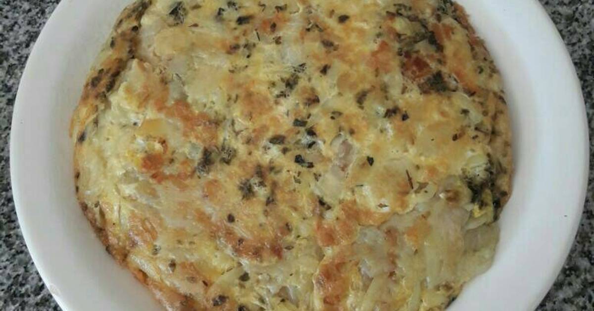 Tortilla de papa rallada Receta de Lore 💕🍽 Cookpad