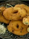 Uzhunnu Vada or Urad Dal Fritters