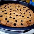 Nutella stuffed chocolate chip cookie skillet