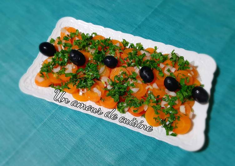 Recette de Récompense-gagner Salade de carottes