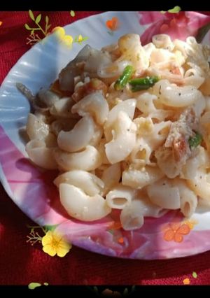जूसी एग पास्ता (juicy egg pasta recipe in Hindi) रेसिपी मुख्य फोटो