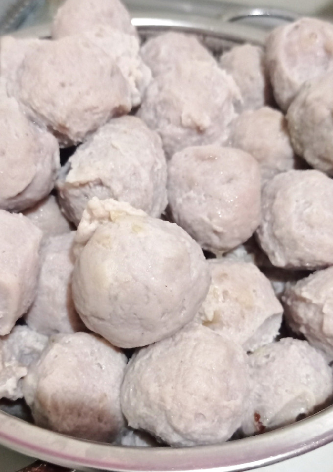 Foto resep Bakso Daging Babi Kenyal (Daging Segar)