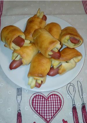 Foto di Fagottini con patate e wurstel