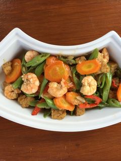 Foto resep Tumis sayur udang tempe