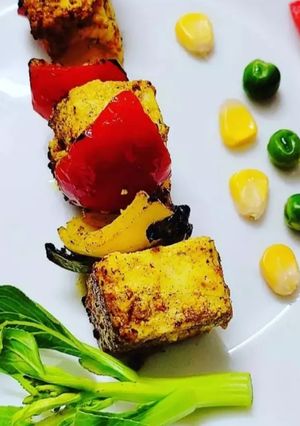 जीरा पनीर टिक्का (jeera paneer tikka recipe in Hindi) रेसिपी मुख्य फोटो