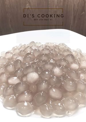 Hình của món Trân Châu Dẻo.