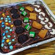Shiny fudgy brownie
