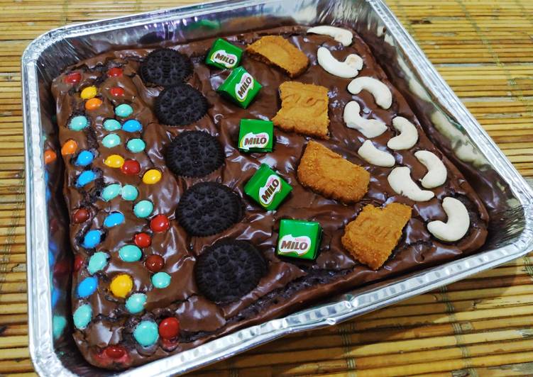 Bagaimana Menyiapkan Shiny fudgy brownie, Enak