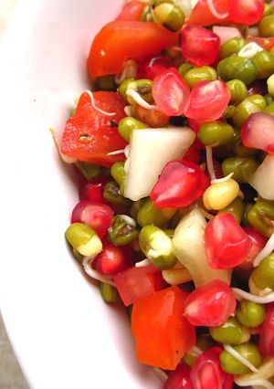 A picture of Sprouts and Pomegranate Salad.