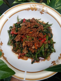 Foto resep Tumis kangkung oncom