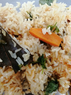 A picture of Hyderabadi veg Pulao.