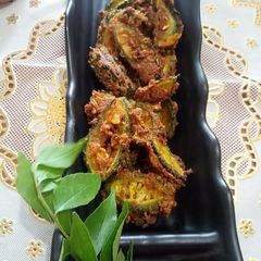 A picture of Bitter gourd pakoda.