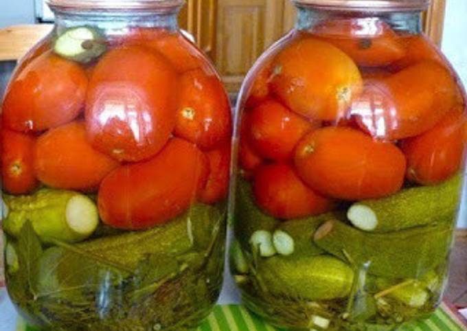 Консервированное овощное ассорти: универсальный рецепт для огурцов, помидоров и других овощей