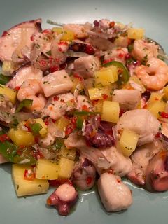 Una foto de Ceviche al estilo venezolano