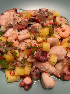 Una foto de Ceviche al estilo venezolano