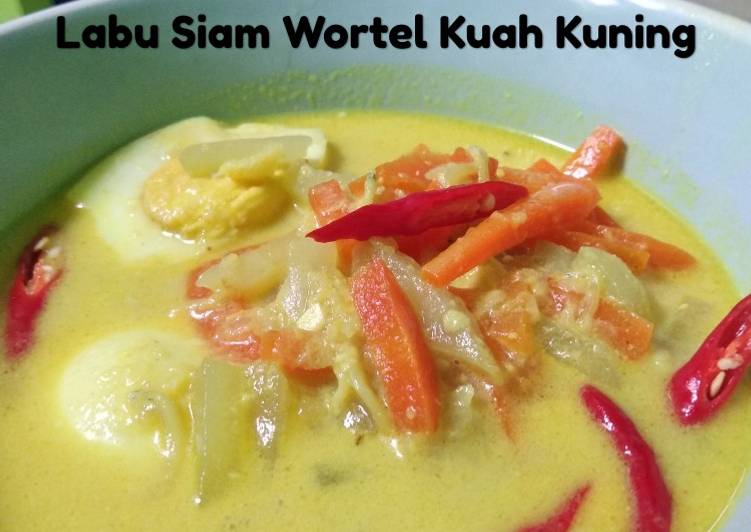 Labu Siam Wortel Kuah Kuning