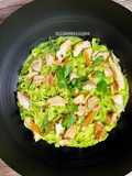 Tagliatelle de Agrião e Salmão