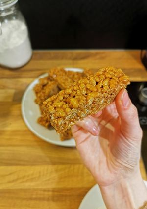 Une photo de Barres rices krispies aux mars😋