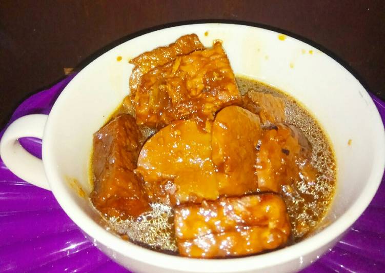 Resep Semur tempe campur yang Lezat