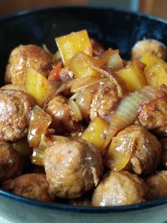 Foto resep Semur Bola daging asam manis #festivalresepasia