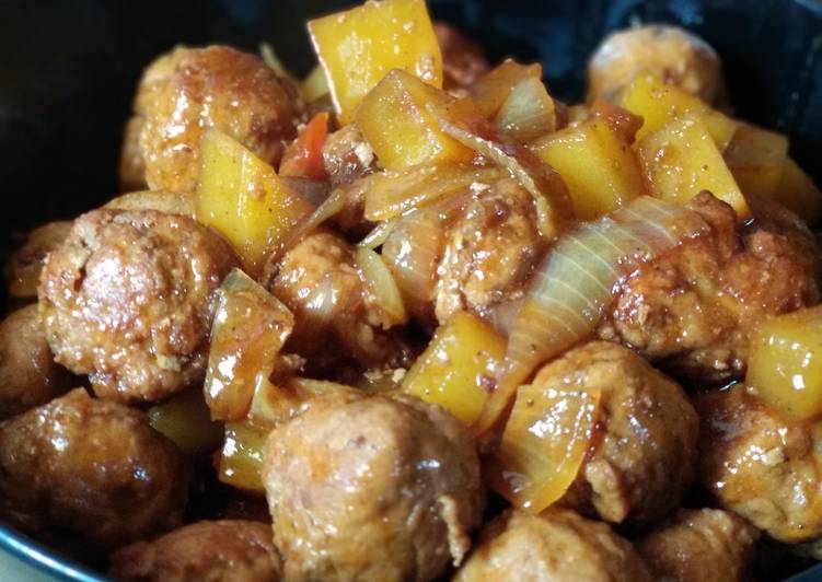 Rahasia Membuat Semur Bola daging asam manis #festivalresepasia, Lezat