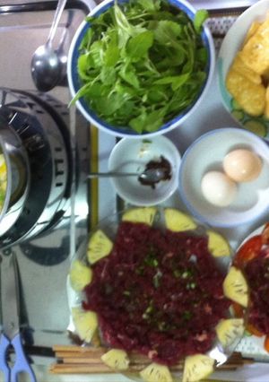 Hình của món Bò nhúng món ăn dinh dưỡng cho gia đình bạn.