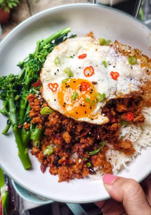 A picture of Spicy Savoury Rice Bowl.