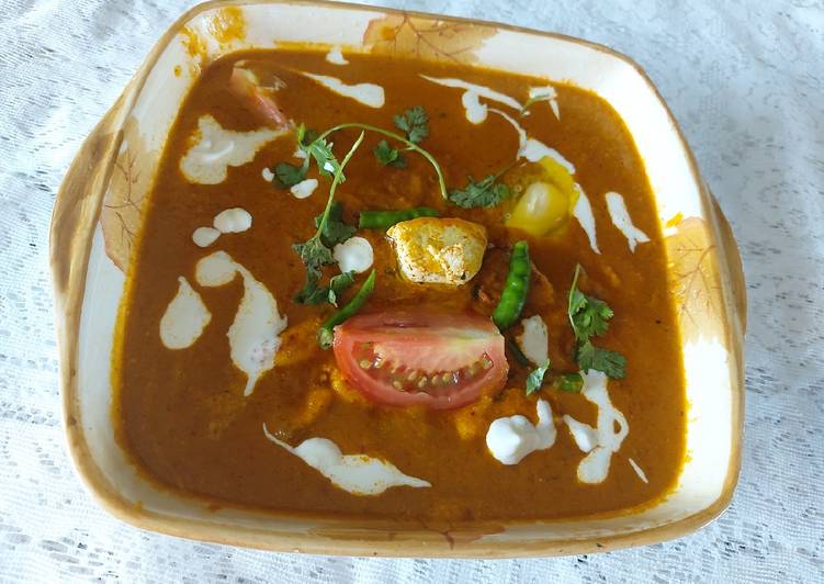 My Favorite Butter paneer curry masala