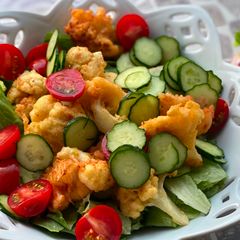 A picture of Cauliflower Karaage Salad.