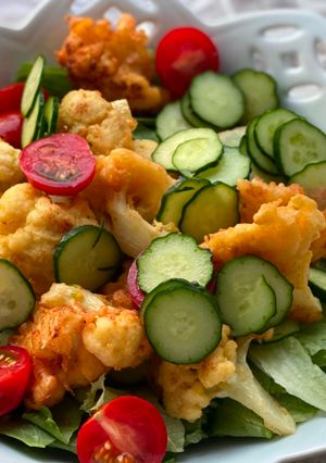 A picture of Cauliflower Karaage Salad.