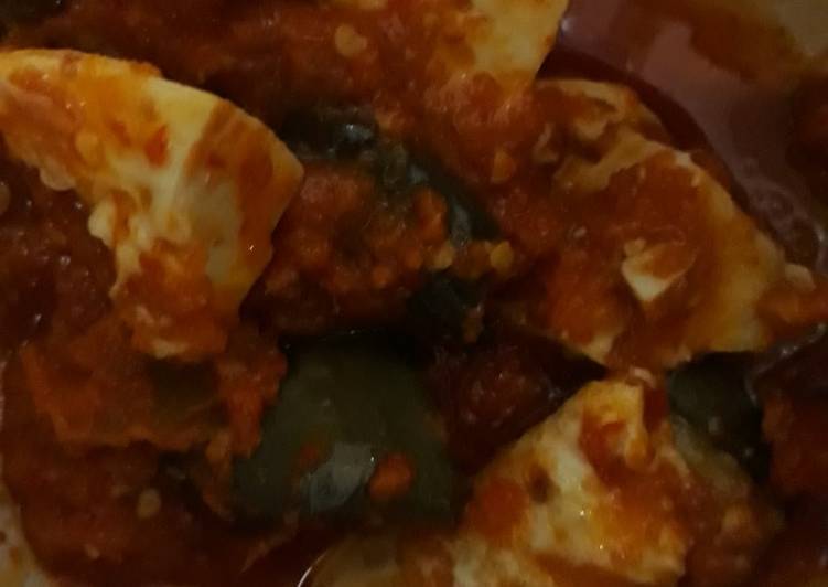 Putih telur balado