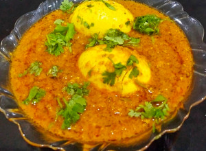 A picture of Dhaba Style Punjabi Egg Curry.