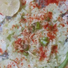 Cucumber and ginger kachumer A picture of Cucumber and ginger kachumer.