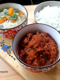 Foto resep Sambal ikan asin peda