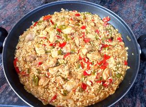 Foto principal de Arroz al Ras el Hanout con pollo