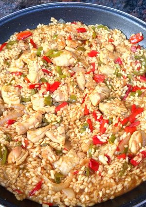 Foto principal de Arroz al Ras el Hanout con pollo