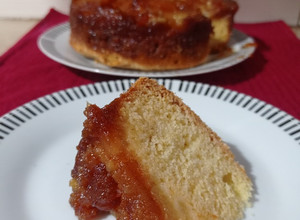 Una foto de Torta fácil de manzana