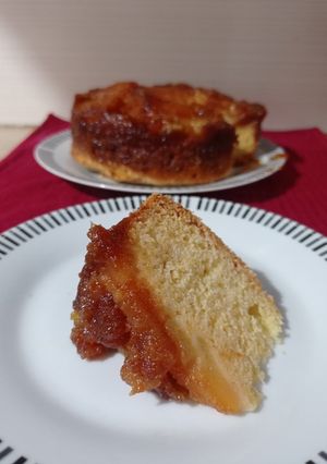 Una foto de Torta fácil de manzana