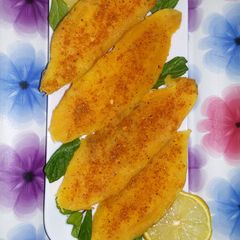 A picture of Roasted sweet potatoes on tawa.