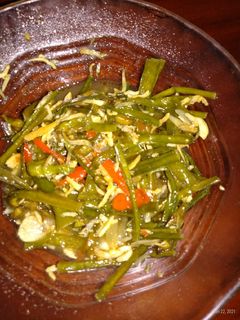 Foto resep Tumis genjer campur teri