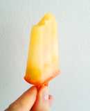 El mejor palito helado (polo) de naranja del mundo! Completamente natural y sin azúcar. Ideal para los más pequeñitos!